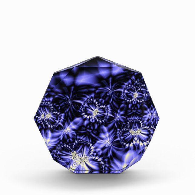 Blue Butterflies Acrylic Award (Front)