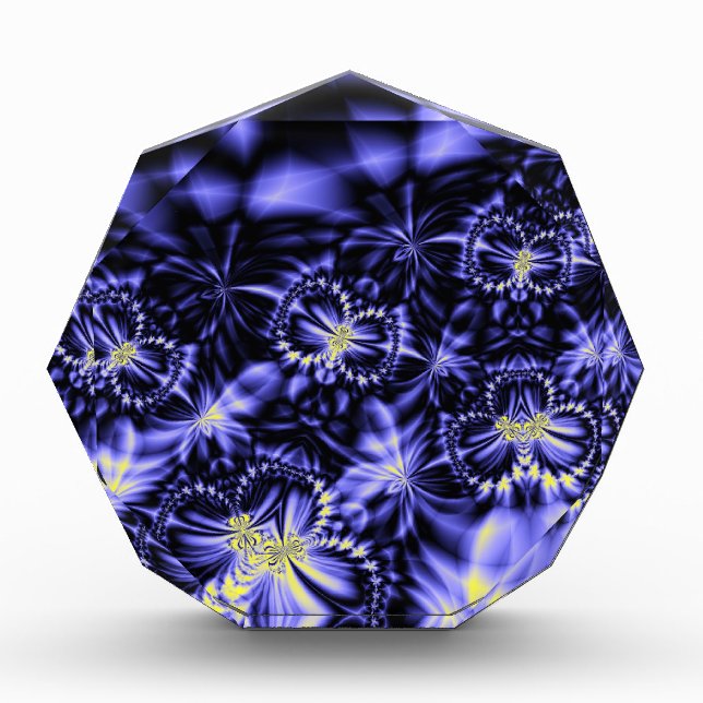 Blue Butterflies Acrylic Award (Front)