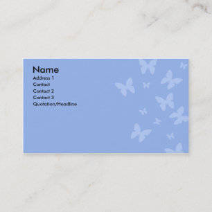 Blue Butterflies Business Card