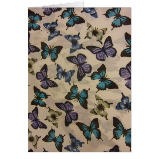 Blue Butterflies Cards (Front)
