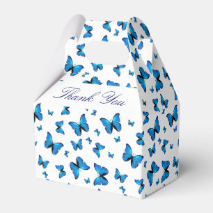 Blue butterflies favor boxes