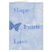 Blue Butterflies Hope Faith Love (Front)