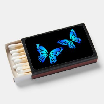 Blue Butterflies Matchboxes by Bebops at Zazzle
