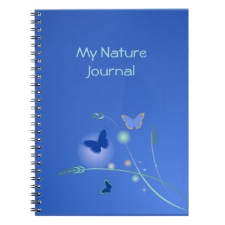 Blue Butterflies Notebook