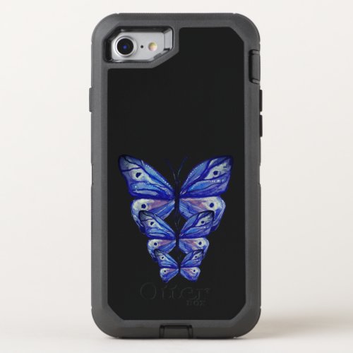 Blue butterflies OtterBox Apple iPhone 66s