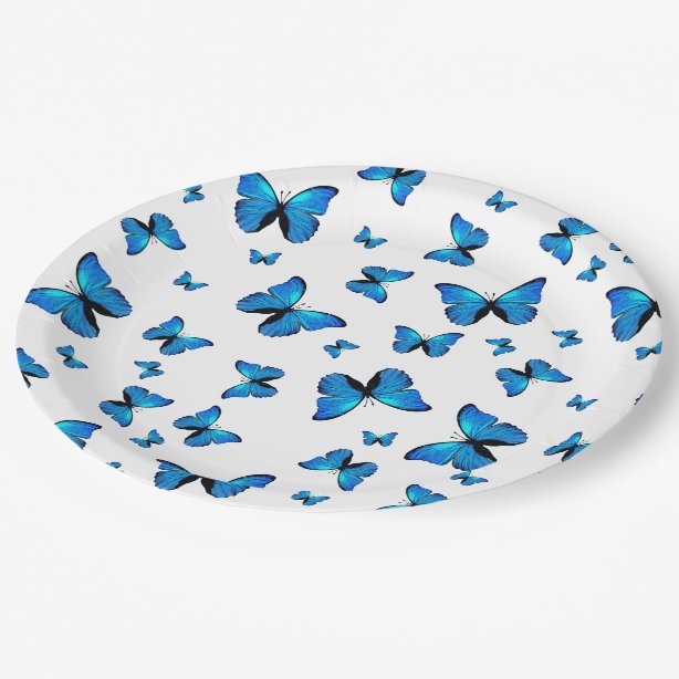 Butterfly Plates Zazzle