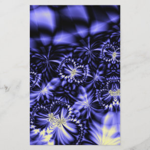 Blue Butterflies Stationery