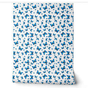 Blue butterflies wallpaper