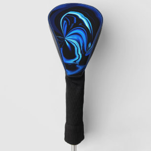 Blue Butterfly Abstract Golf Head Cover