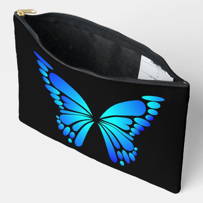 Blue Butterfly Accessory bag