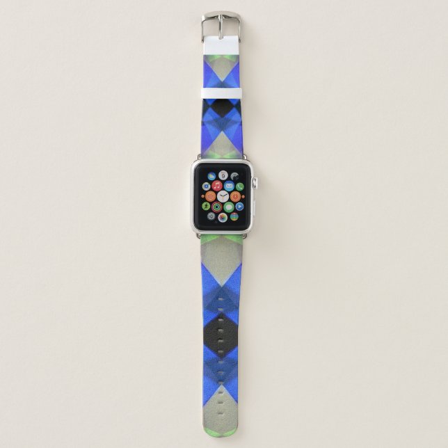 Blue Butterfly Apple Watch Band (Front)
