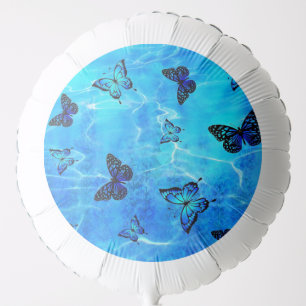 Blue Butterfly Balloon