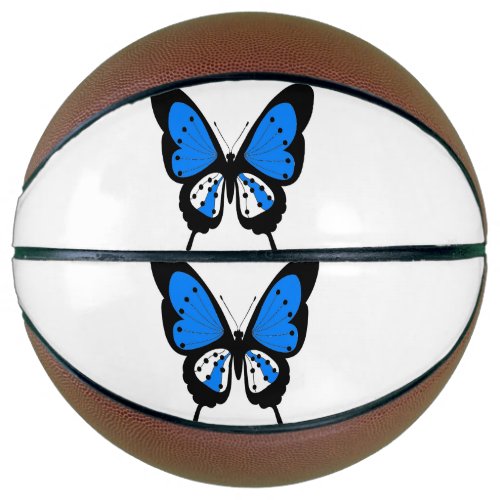 Blue Butterfly Basketball