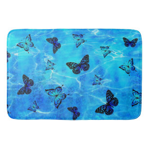 butterfly bath rugs