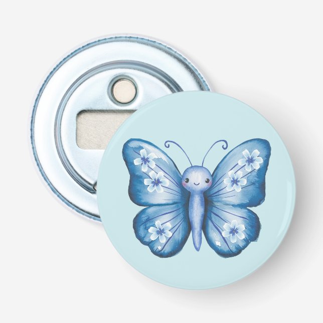 Blue Butterfly Bottle Opener (Front)