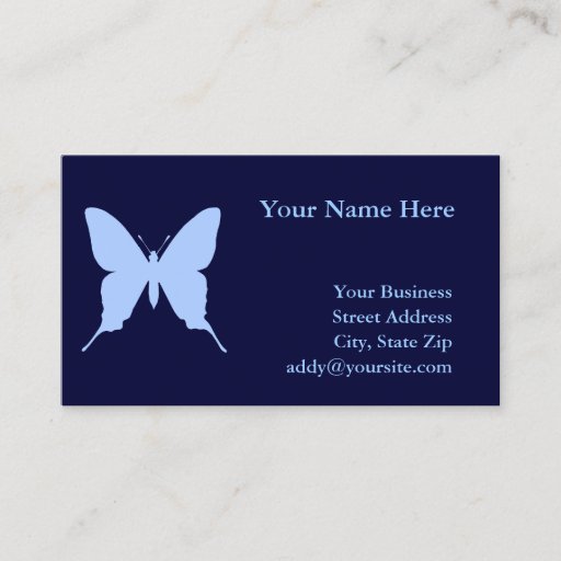 Customizable Iphiclides podalirius business cards