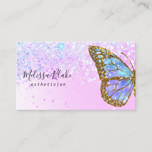blue butterfly Business Card