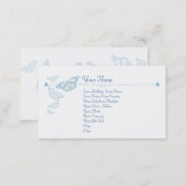 Blue Butterfly Business Cards (Front/Back)