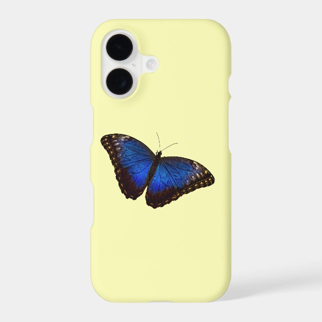 Blue Butterfly Case-Mate iPhone Case (Back)