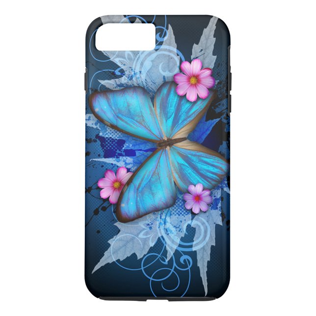 Blue Butterfly Case-Mate iPhone Case (Blue Butterfly iPhone Cases!)
