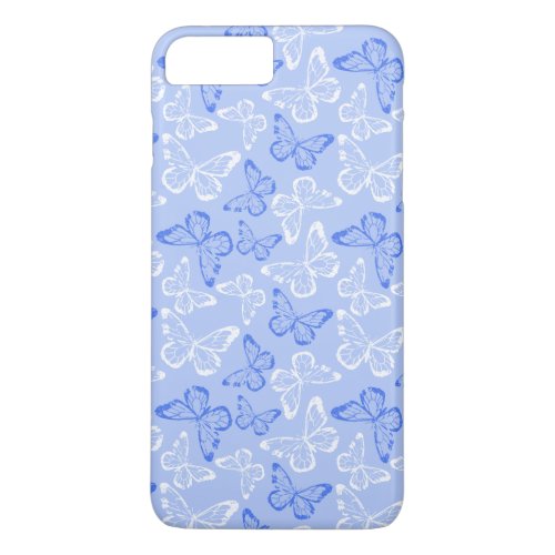 Blue Butterfly iPhone 8 Plus7 Plus Case