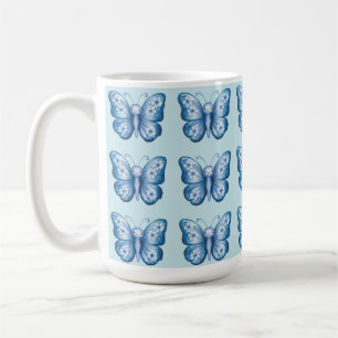 Blue Butterfly Coffee Mug