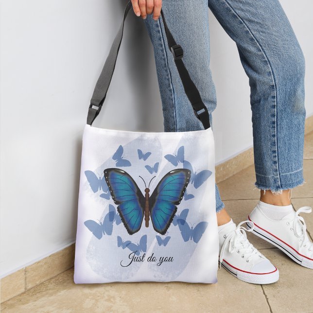 Blue butterfly - Crossbody bag (Creator Uploaded)
