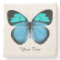 Blue Butterfly Custom Stone Coaster