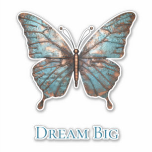 Blue Butterfly Drea, Sticker