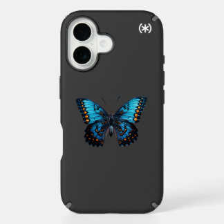 🦋 "Blue Butterfly - Elegant & Nature-Inspired Pho iPhone 16 Case