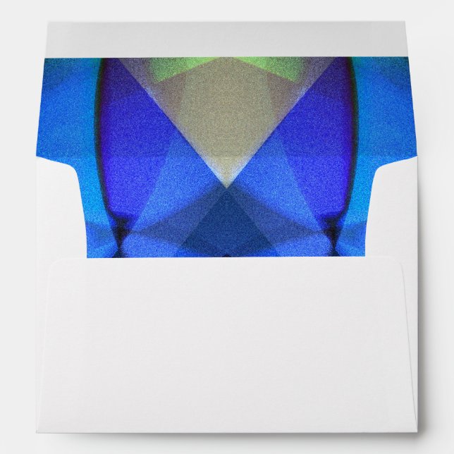 Blue Butterfly Envelope (Back (Bottom))