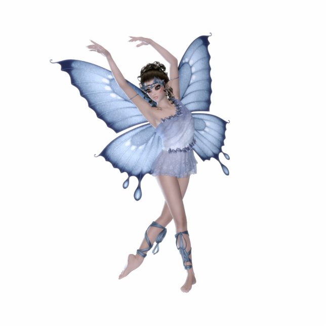 Blue Butterfly Fairy Princess Cutout (Front)
