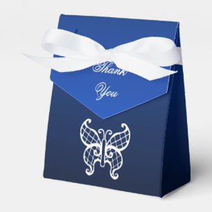 Blue Butterfly Favor Box