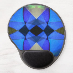 Blue Butterfly Gel Mouse Pad