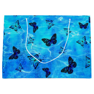 Blue Butterfly Gift Bag