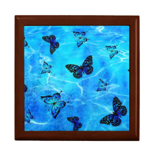 Blue Butterfly Gift Box