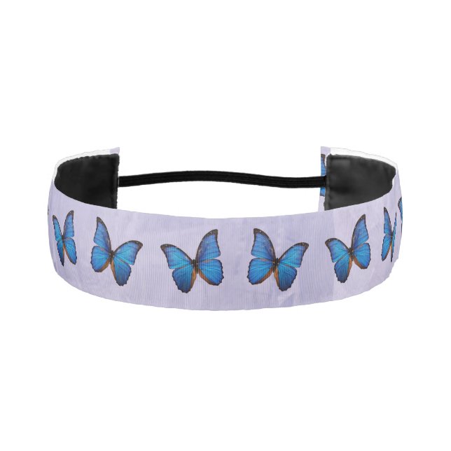 Blue Butterfly Headband (Front)
