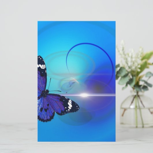 Blue Butterfly Image (Standing Front)