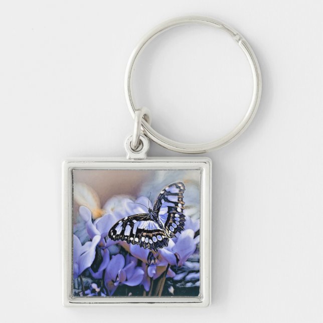 Blue Butterfly Keychain (Front)