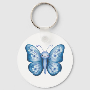Blue Butterfly Keychain