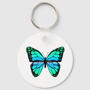 Blue Butterfly Keychain