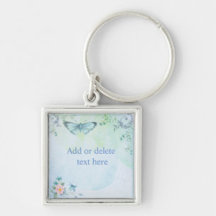 Blue Butterfly Keychain