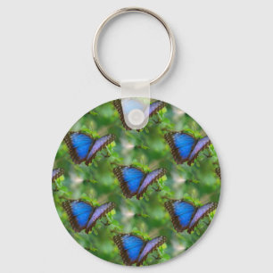 Blue Butterfly Keychain