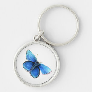 Blue Butterfly keychain/keyring Keychain