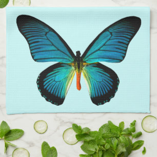 Blue Butterfly Kitchen Towel