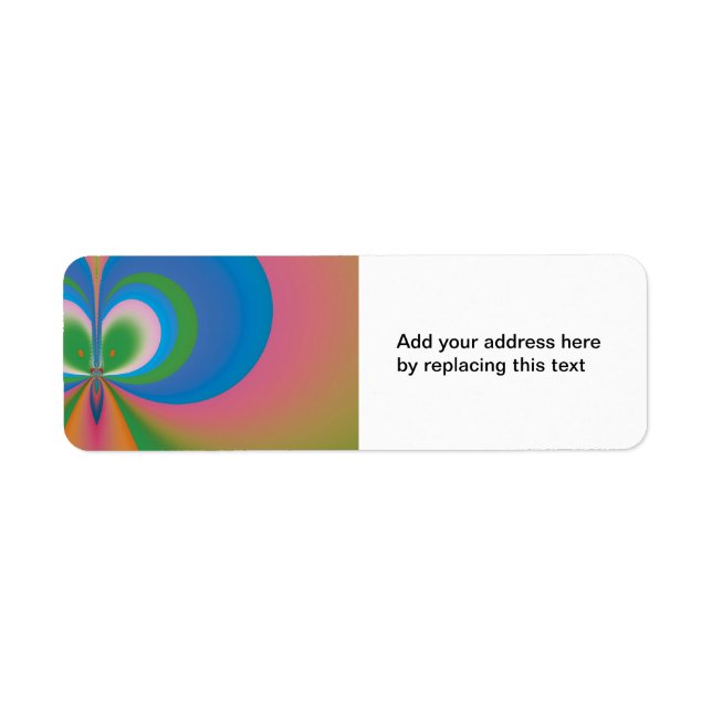 Blue Butterfly Label (Front)