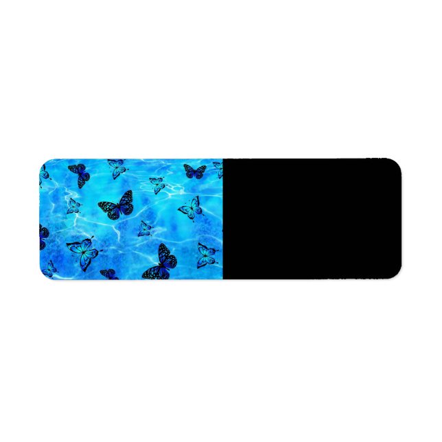 Blue Butterfly Label (Front)