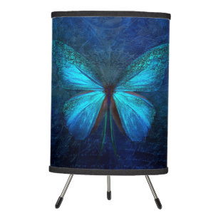 Blue Butterfly Lamp