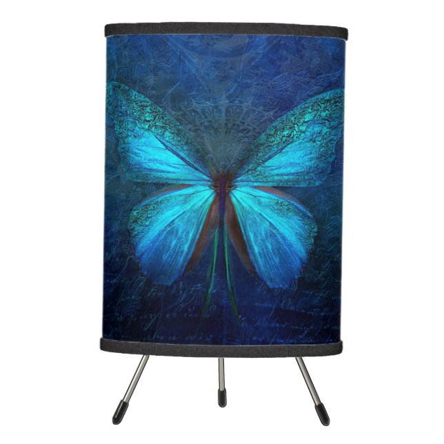 Blue Butterfly Lamp (Front)