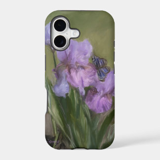 BLUE BUTTERFLY LANDING iPhone 17 CASE